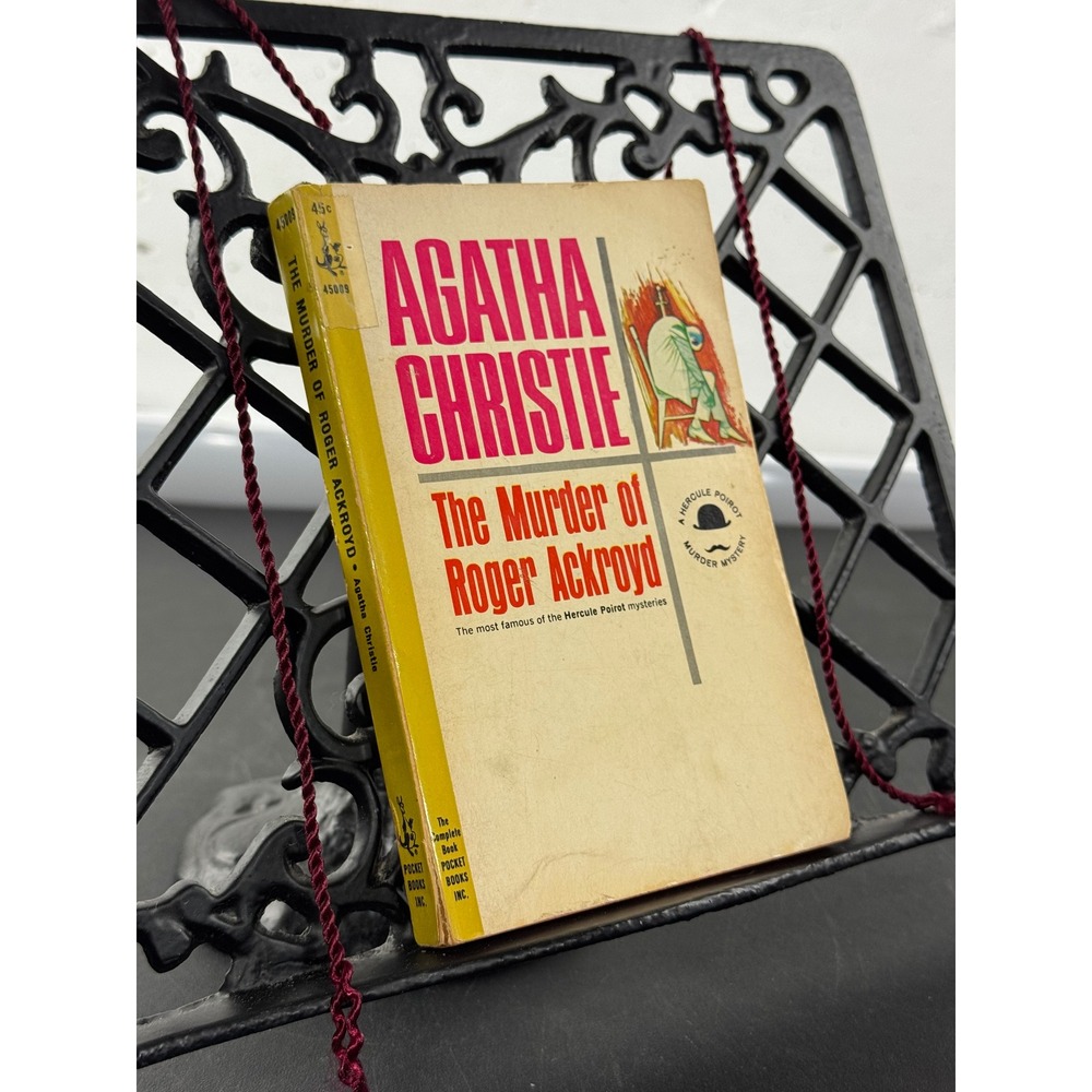 Agatha Christie The Murder of‎ Roger Ackroyd Vintage 1964 Pocket Books Paperback
